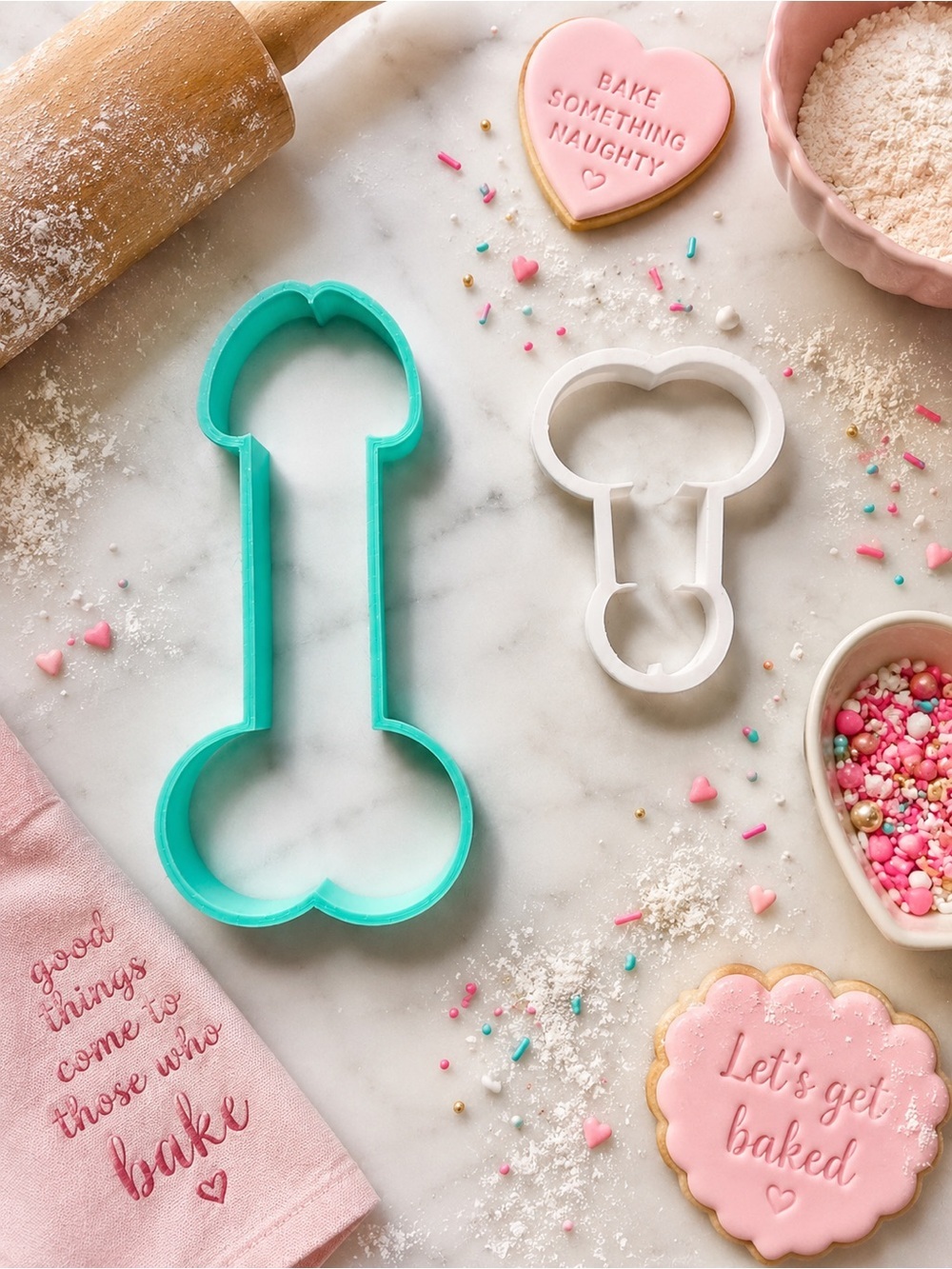 Penis Cookie Cutter Set | 3D Printed Novelty Baking Cutters